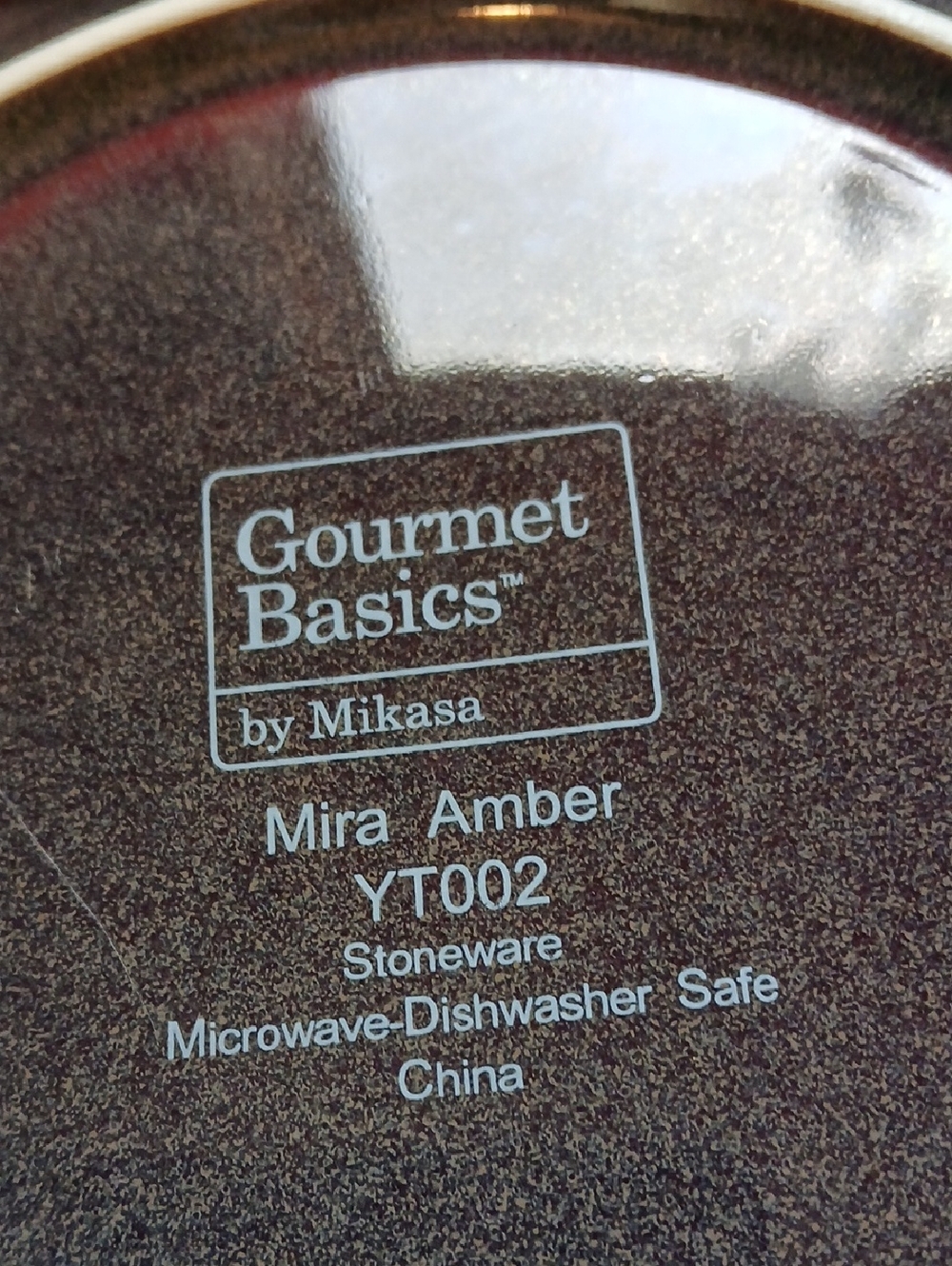 Mira Amber Stoneware Dinnerware - Amber